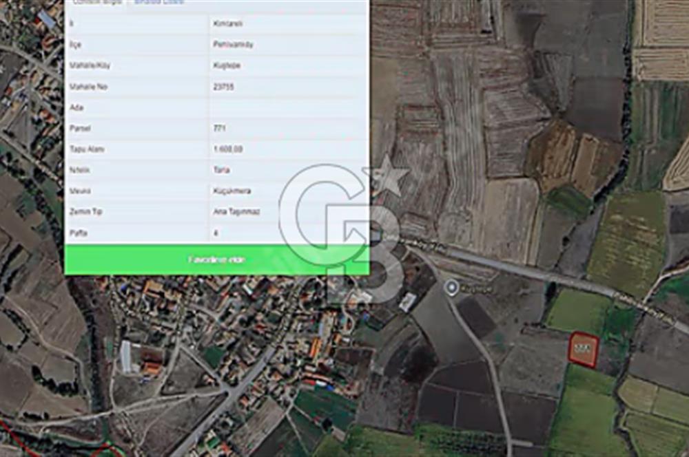 KIRKLARELİ PEHLİVANKÖY KUŞTEPE'DE SATILIK 266 m2 ARSALAR