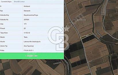 KIRKLARELİ BABAESKİ BÜYÜKMANDIRA PAŞADA SATILIK 620 M2 ARSA