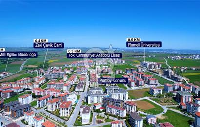 Silivri Corner Rezidans Full Eşyalı 1+1 Kiralık Daire