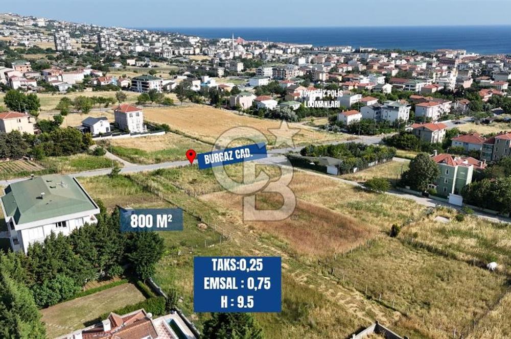DENİZ MANZARALI 3,5 KAT İMARLI 0.75 EMSAL VİLLA&KONUT ARSASI