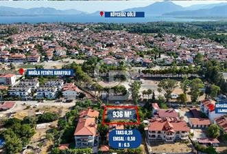 MUĞLA/KÖYCEĞİZ MERKEZ'DE 936M² EMSAL 0.50VİLLA&KONUT İMARLI ARSA