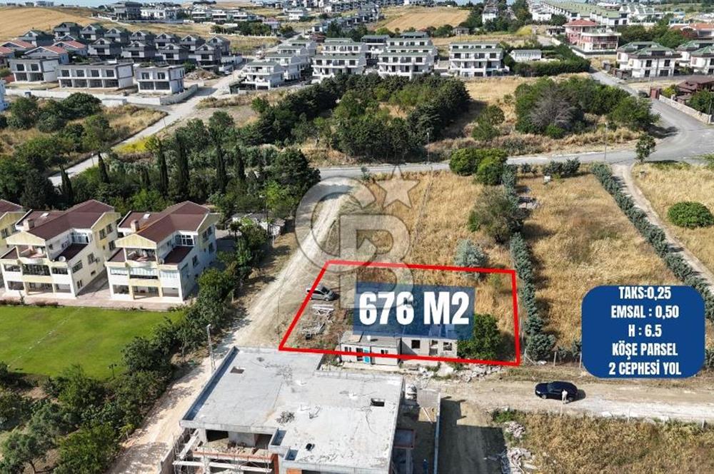 BÜYÜKÇEKMECE KUMBURGAZ 676M² DENİZ MANZARALI VİLLA İMARLI ARSA