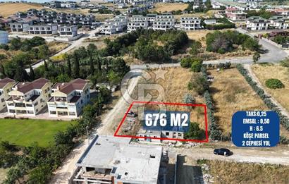BÜYÜKÇEKMECE KUMBURGAZ 676M² DENİZ MANZARALI VİLLA İMARLI ARSA
