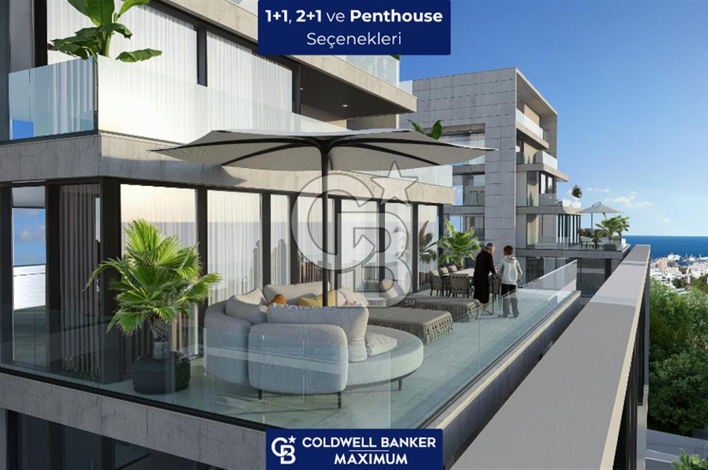 Girne Merkez'de Satılık Ultralüks 1+1 Daireler