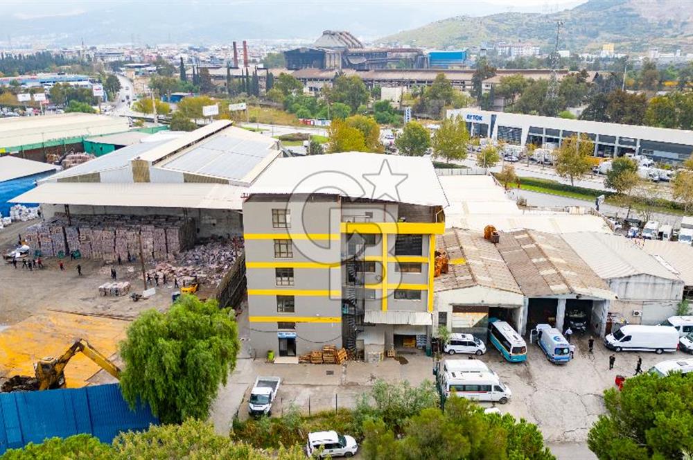 Bornova Karacaoğlan Mh.4 Katlı Üretim Tesisine Uygun Satılık Komple Bina