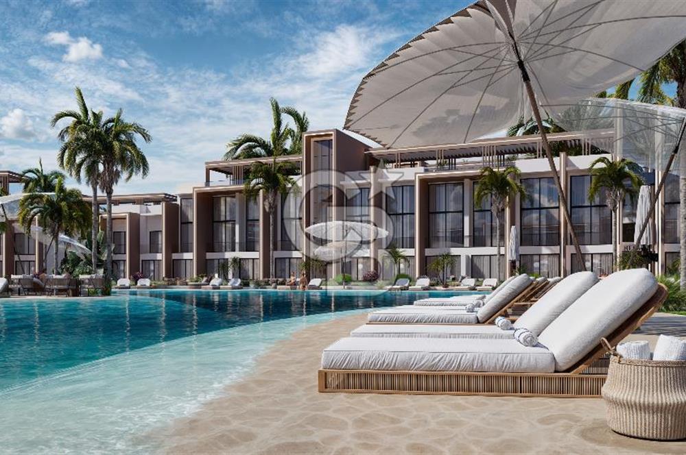 Kıbrıs İskele'de Ultra Lüks Lagün Havuzlu Sitede Satılık 1+0 Stüdyo Daireler