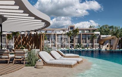 Kıbrıs İskele'de Ultra Lüks Lagün Havuzlu Sitede Satılık 1+0 Stüdyo Daireler