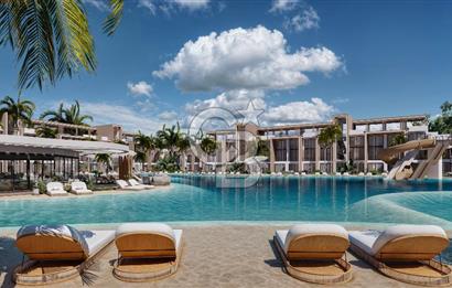 Kıbrıs İskele'de Ultra Lüks Lagün Havuzlu Sitede Satılık 1+0 Stüdyo Daireler