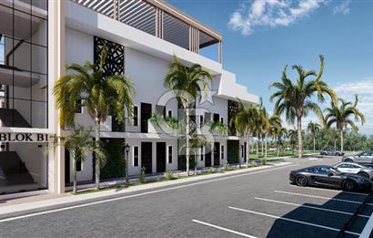 Kıbrıs İskele'de Ultra Lüks Lagün Havuzlu Sitede Satılık 1+1 Penthouse Daireler