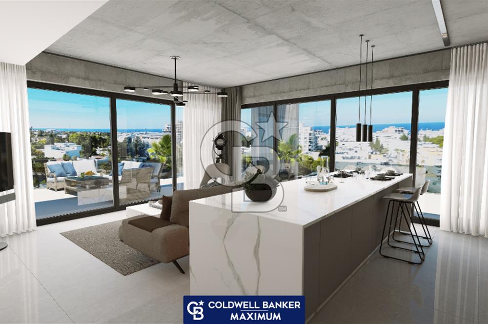 Girne Merkez'de Satılık Ultralüks 2+1 Penthouse Daireler