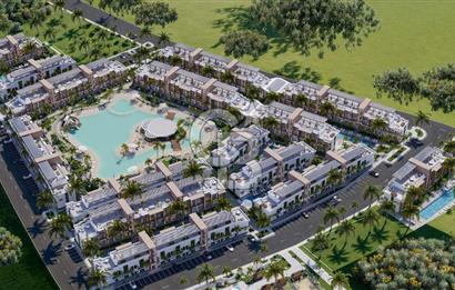 Kıbrıs İskele'de Ultra Lüks Lagün Havuzlu Sitede Satılık 1+0 Stüdyo Daireler