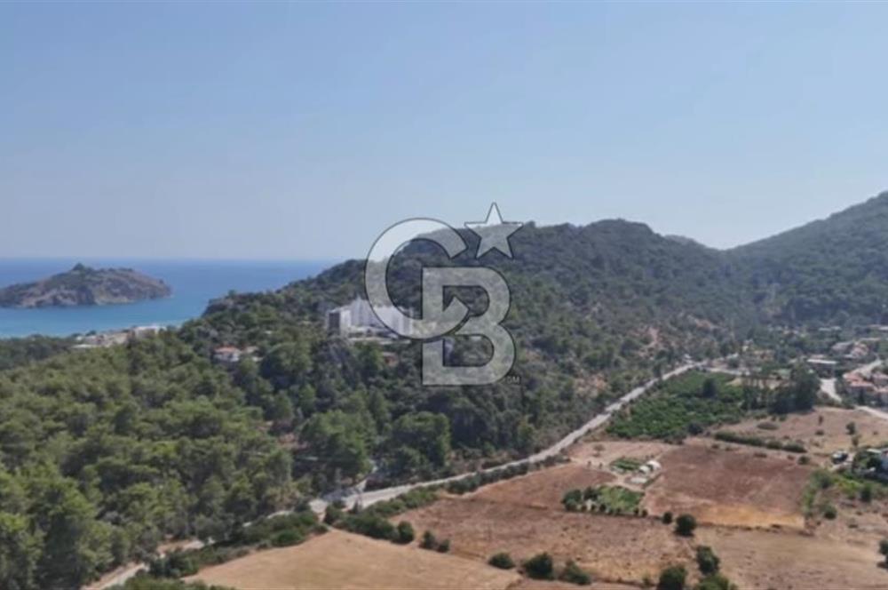 MUĞLA SARIGERME'DE DENİZ MANZARALI TEK TAPU İMARLI 500 M2 ARSA