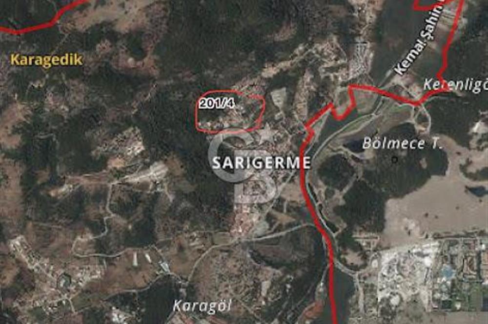 MUĞLA SARIGERME'DE DENİZ MANZARALI TEK TAPU İMARLI 500 M2 ARSA