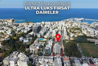 Girne Merkez'de Satılık Ultralüks 1+1 Penthouse Daireler