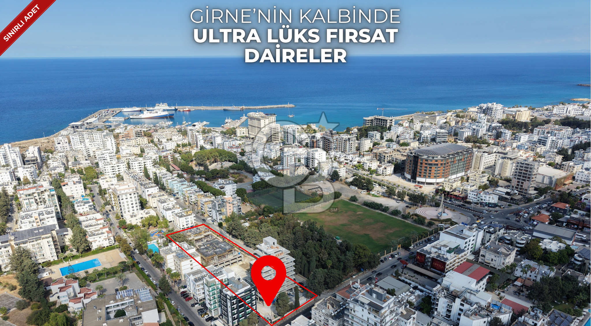 Girne Merkez'de Satılık Ultralüks 2+1 Daireler