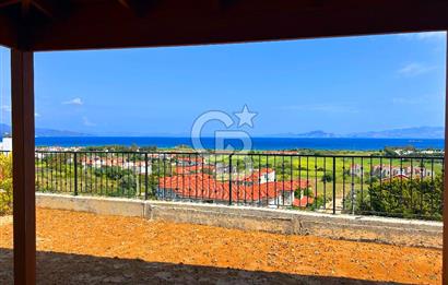 Datça Burgaz'da Panoramik Deniz Manzaralı 6+2 Villa