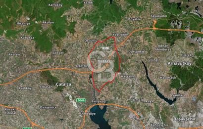 ÇATALCA NAKKAŞ,RESMİ YOLA CEPHE, HAVAALANINA YAKIN, SATILIK ARSA