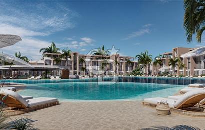 Kıbrıs Ötüken'de Ultra Lüks Lagün Havuzlu Sitede Satılık 2+1 Penthouse Daireler