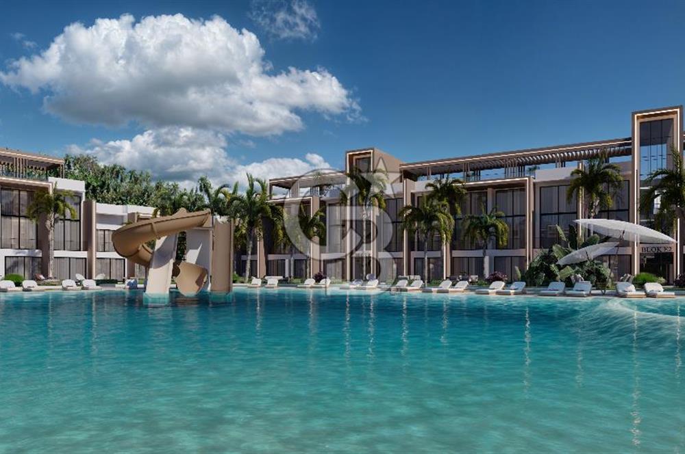 Kıbrıs Ötüken'de Ultra Lüks Lagün Havuzlu Sitede Satılık 2+1 Penthouse Daireler