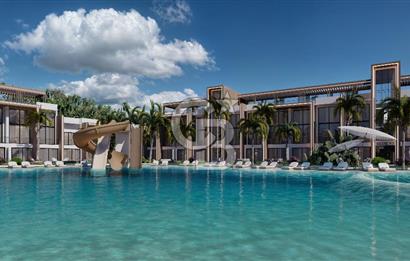 Kıbrıs Ötüken'de Ultra Lüks Lagün Havuzlu Sitede Satılık 2+1 Penthouse Daireler