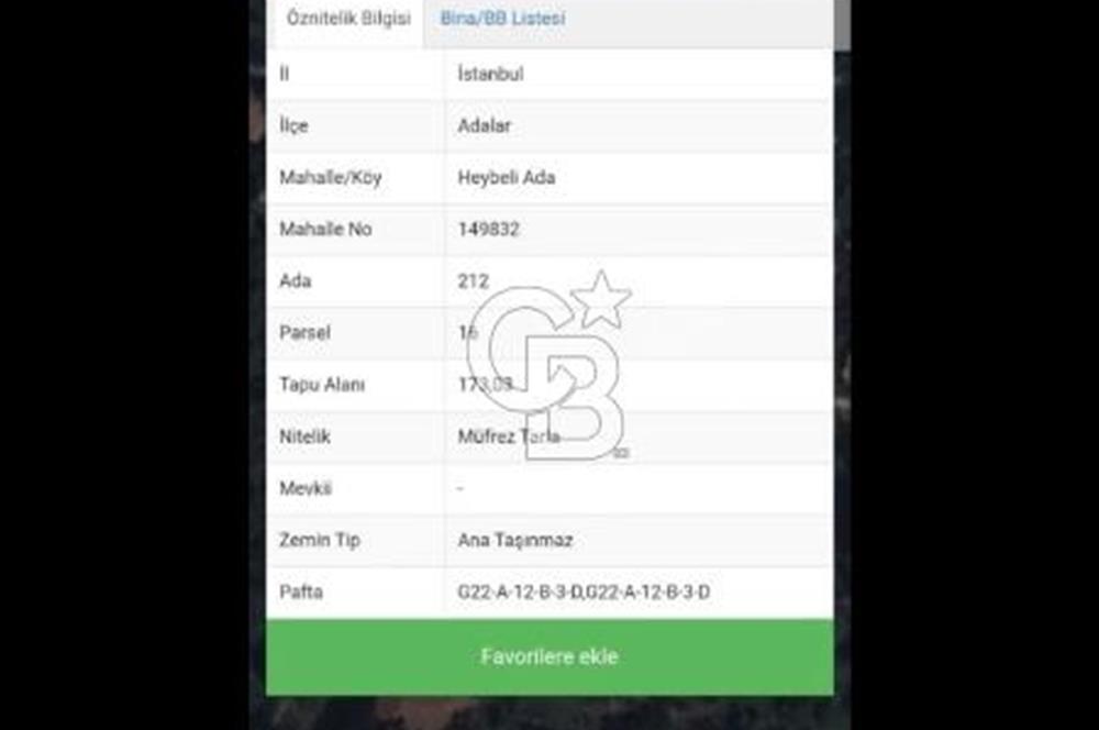 Heybeliada'da Sahile Yürüme Mesafesinde Fırsat Arsa