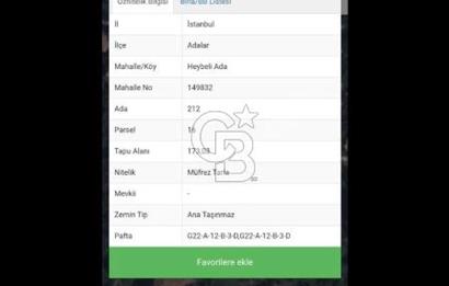 Heybeliada'da Sahile Yürüme Mesafesinde Fırsat Arsa