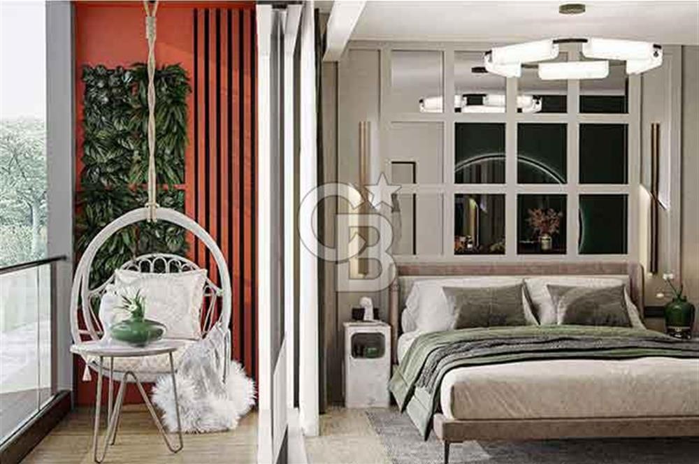 SİTE İÇİNDE LÜX İSKANLI OTURUMA HAZIR MERKEZİ KONUM 1+1DAİRE