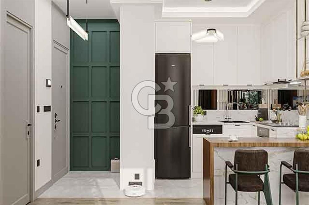 SİTE İÇİNDE LÜX İSKANLI OTURUMA HAZIR MERKEZİ KONUM 1+1DAİRE