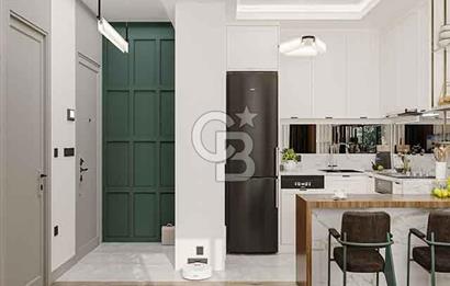 SİTE İÇİNDE LÜX İSKANLI OTURUMA HAZIR MERKEZİ KONUM 1+1DAİRE