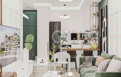 SİTE İÇİNDE LÜX İSKANLI OTURUMA HAZIR MERKEZİ KONUM 1+1DAİRE