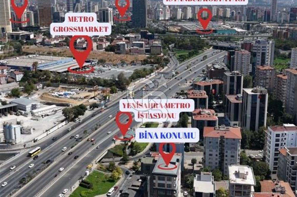 Sahrayıcedit E5'te Sıfır Binada Satılık Ofis Katı 185m² Brüt