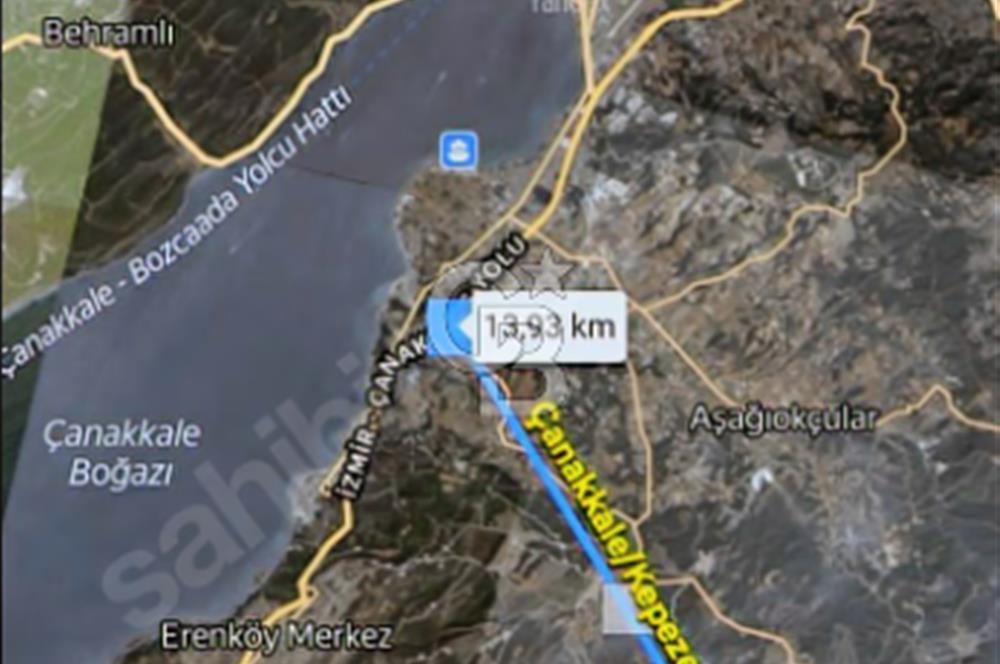 ÇANAKKALE/MERKEZ SALİHLERDE KÖYE 100M.4869M² FISTIK ÇAMI BAHÇESİ