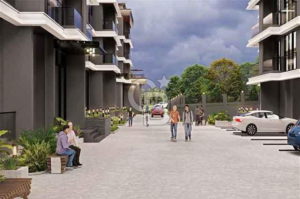 SİTE İÇİNDE LÜX İSKANLI OTURUMA HAZIR MERKEZİ KONUM 1+1DAİRE