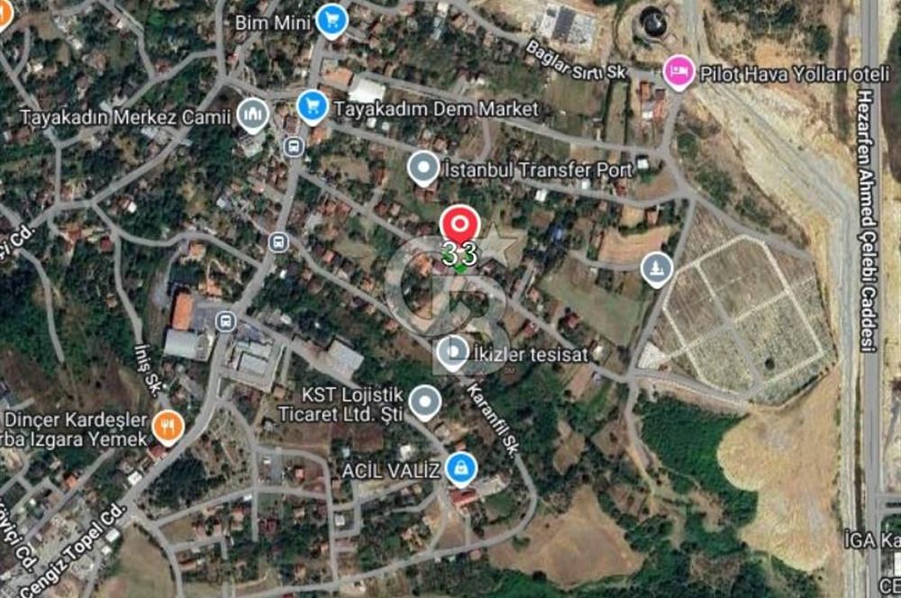 Mahalle içinde, Merkezi konumda satılık arsa. Arnavutköy Tayakadın