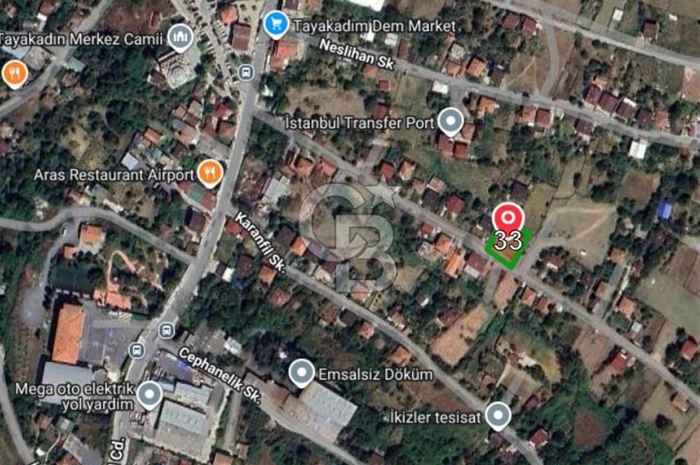 Mahalle içinde, Merkezi konumda satılık arsa. Arnavutköy Tayakadın