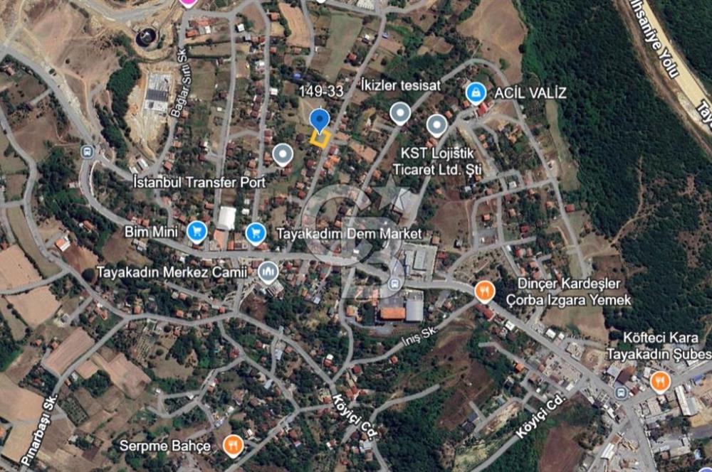 Mahalle içinde, Merkezi konumda satılık arsa. Arnavutköy Tayakadın