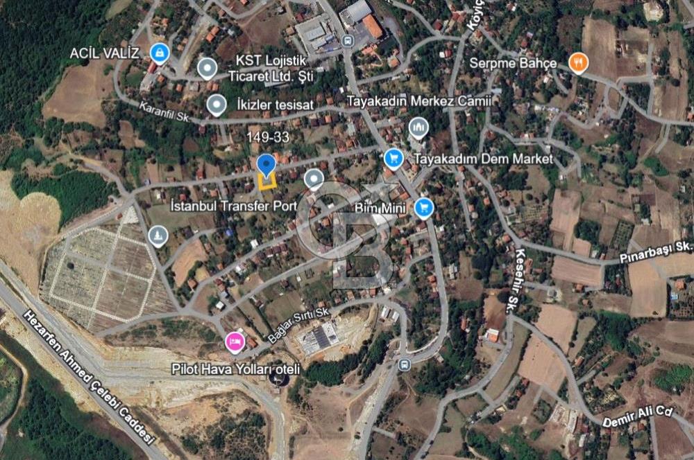 Mahalle içinde, Merkezi konumda satılık arsa. Arnavutköy Tayakadın