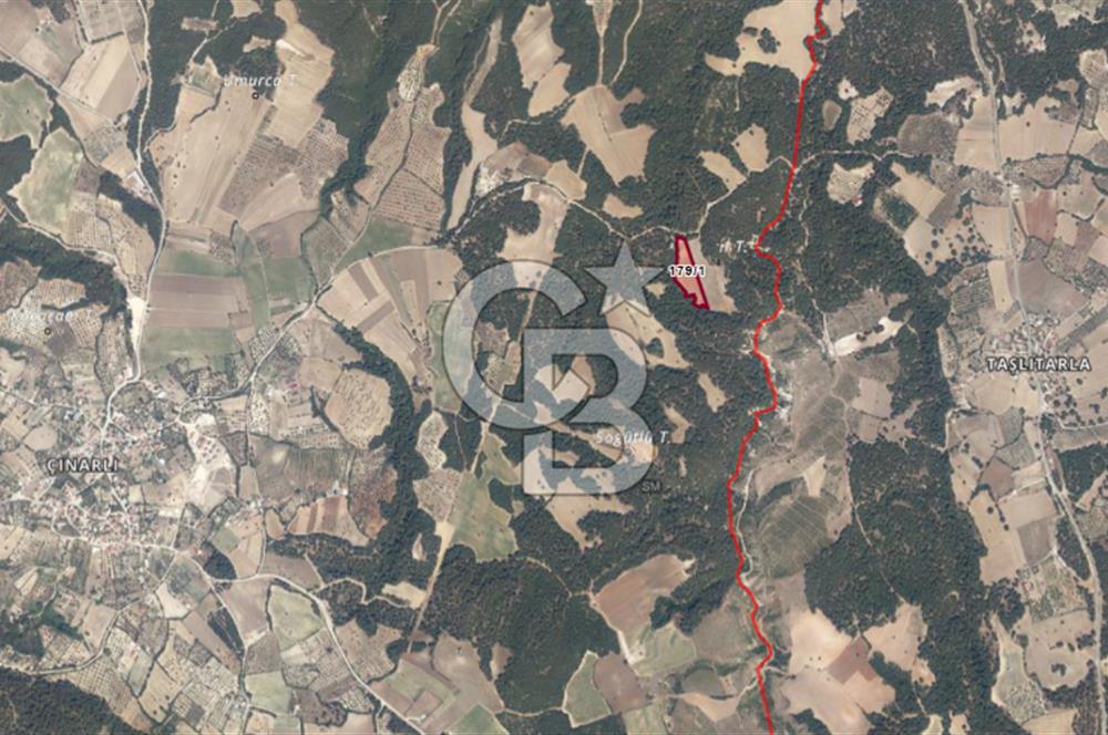 ÇANAKKALE MERKEZ ÇINARLI KÖYÜ’NDE YOLA CEPHELİ 10.747 m² YATIRIMLIK TARLA!