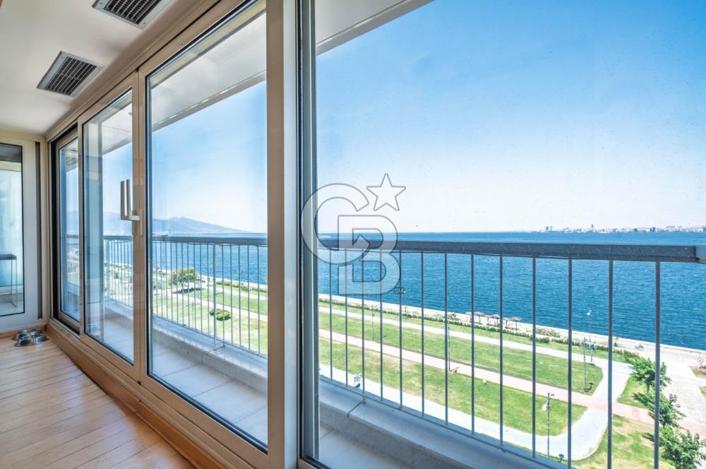 ALSANCAK 1. KORDON SATILIK EŞSİZ DENİZ MANZARALI YALI DAİRESİ