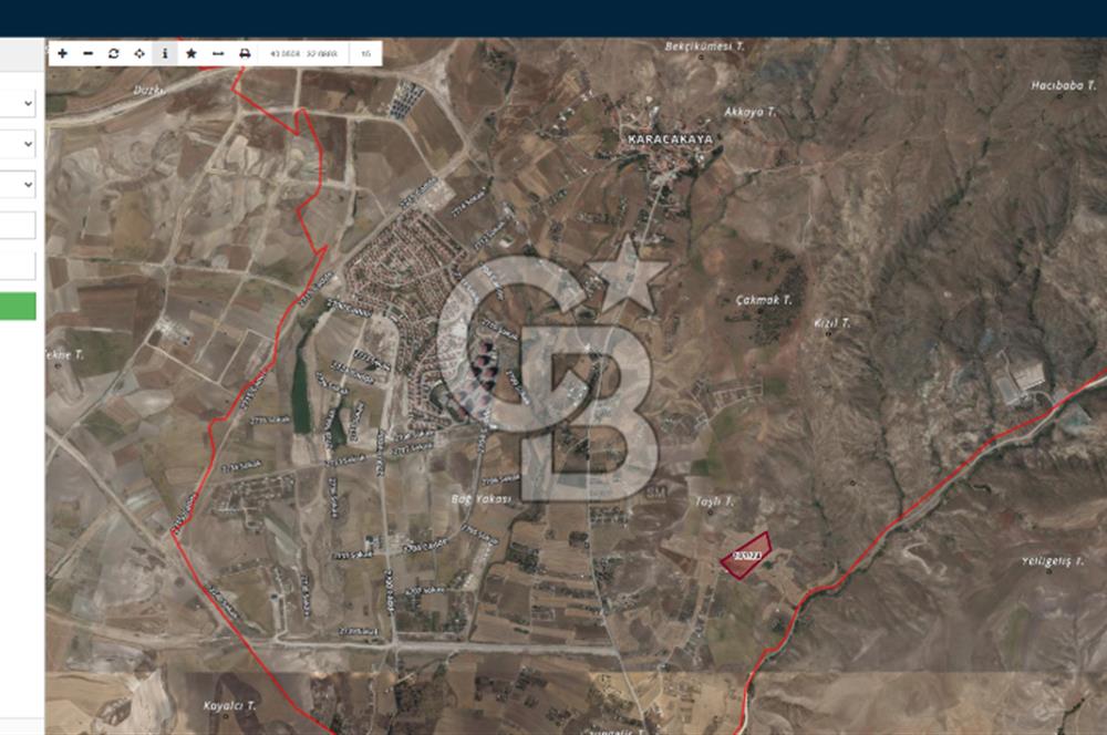 YENİMAHALLE KARACAKAYADA YATIRIMA UYGUN HİSSELİ TARLA