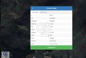 CB CLASS BURSA OSMANGAZİ GÜNDOĞDU SATILIK ARAZİ - 1 - 311078