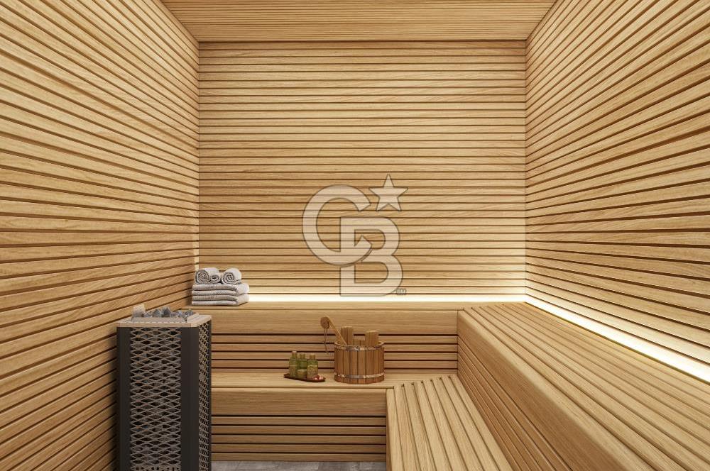 Kıbrıs Girne Kervansaray Projesi Deniz ve Havuz Manzaralı Satılık 3+1 Loft Daire