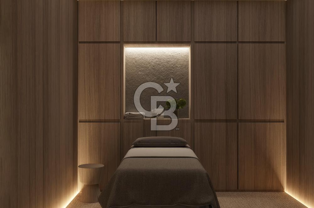 Kıbrıs Girne Kervansaray Projesi Havuz Manzaralı Satılık 4+1 Loft Daire