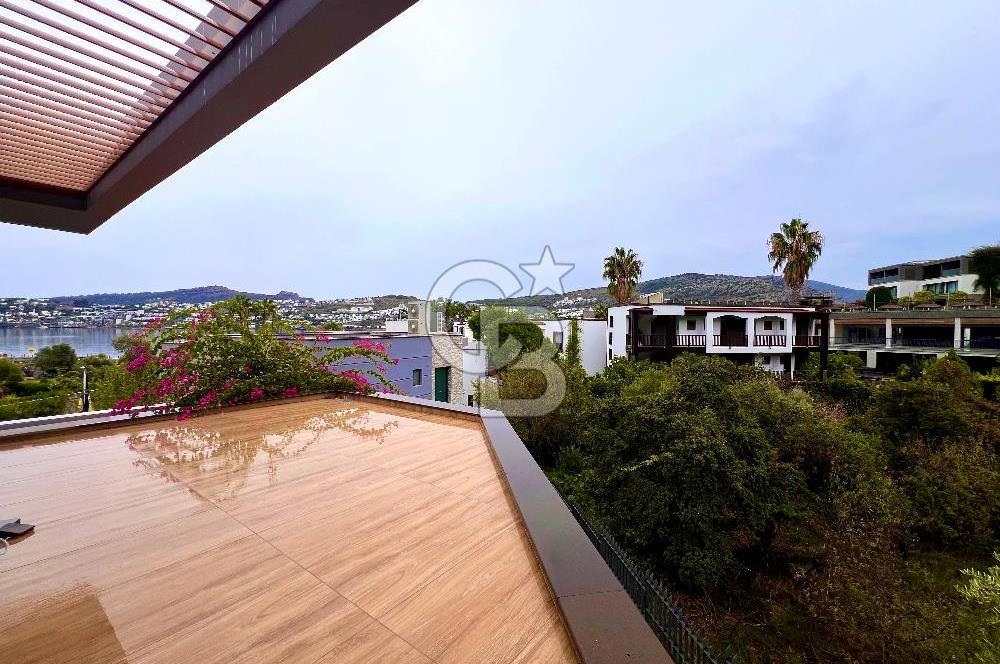 BODRUM GÜNDOĞAN DENİZE SIFIR EMSALSİZ 7+1 SATILIK VİLLA