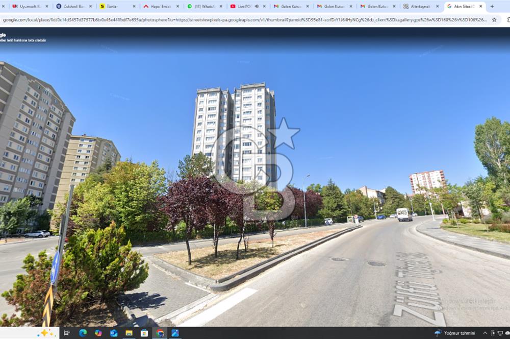 Oran'da Akın 1 Sitesinde 3+1 Satılık Harika Lokasyonda Daire