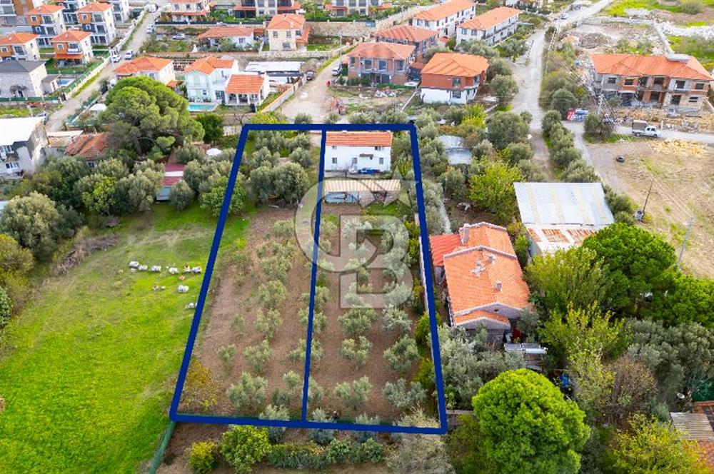 Foça Bağarası Hacıveli Mah. Satılık Kargir Evli Arsa