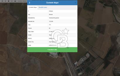 ANKARA SİNCAN AKÇAÖRENDE AYAŞ-ANKARA YOLUNA YAKIN SATILIK TARLA