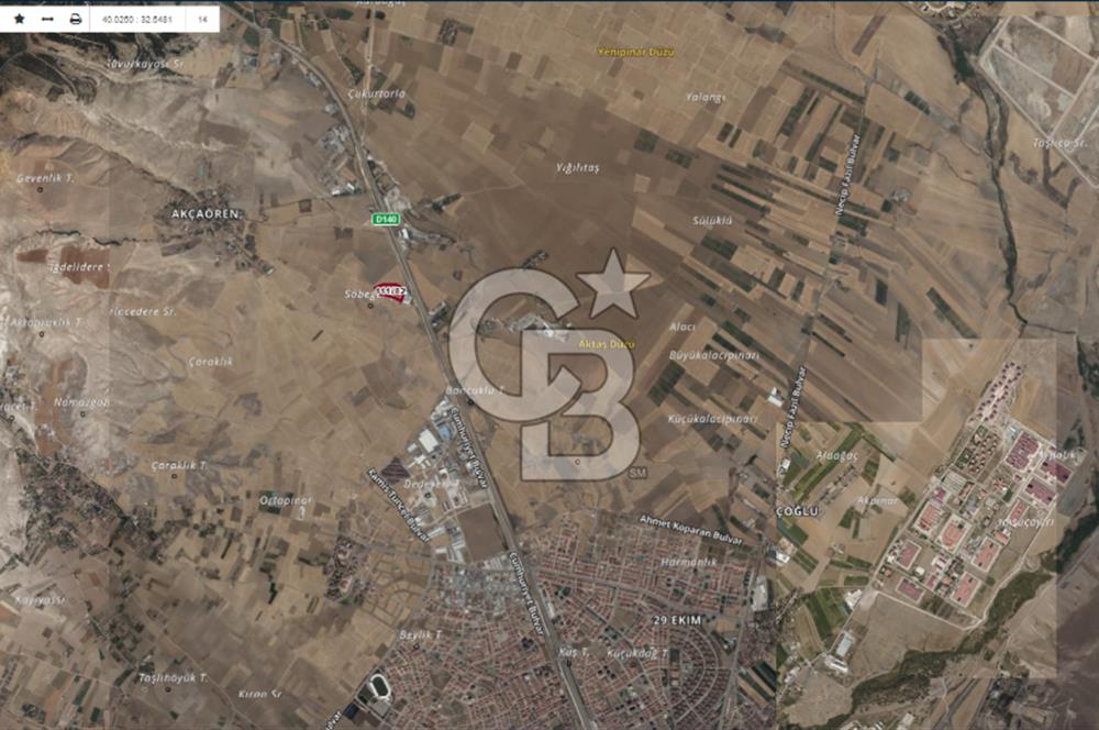 ANKARA SİNCAN AKÇAÖRENDE AYAŞ-ANKARA YOLUNA YAKIN SATILIK TARLA