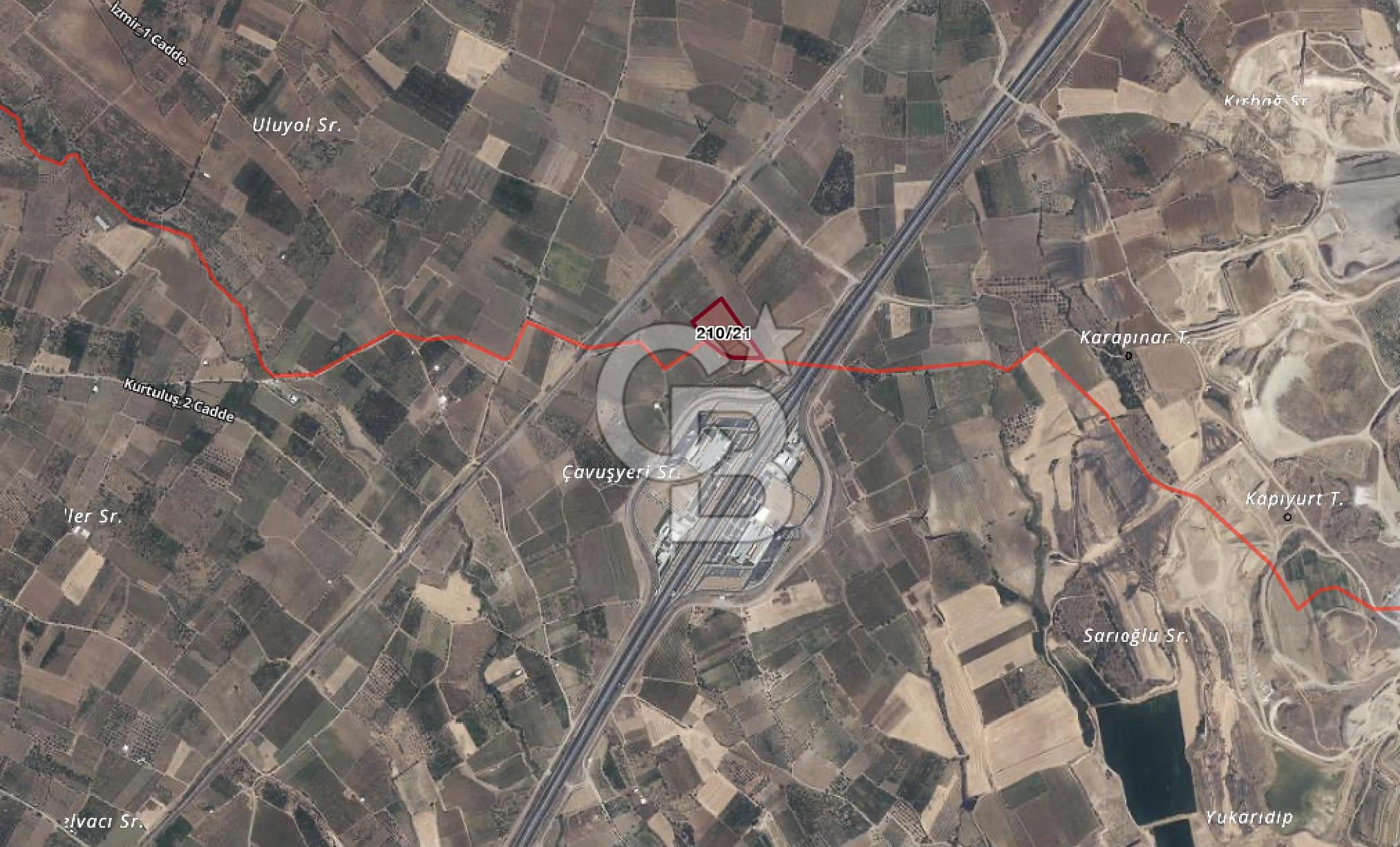 Satılık zeytinlik 2.877 m² Yol var