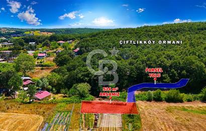 Çatalca Çiftlikköyde Doğa Manzaralı, Ulaşımı Kolay Tarla